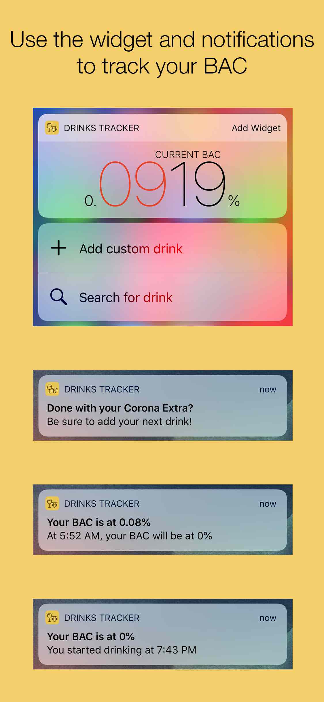 Drinks Tracker